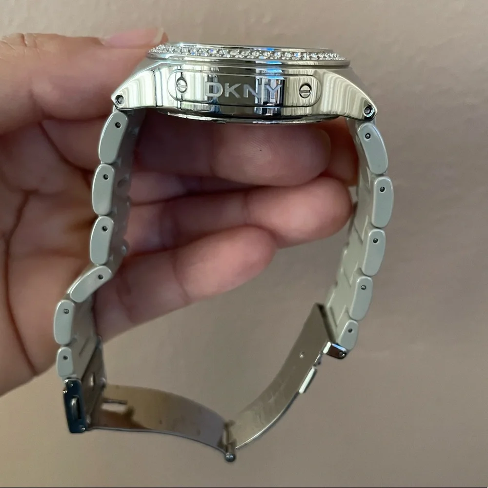 DKNY Gray Ceramic Watch - Picture 3 of 4